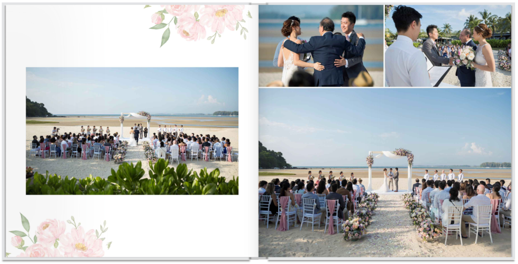 Wedding Album Layout - The Ceremony